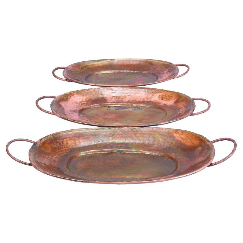 Gracie Oaks Crites Metal Tray