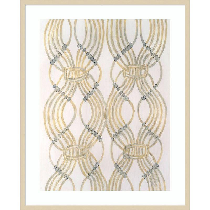 Amanti Art Beaded Veil II by Vanna Lam Wood Framed Wall Art Print