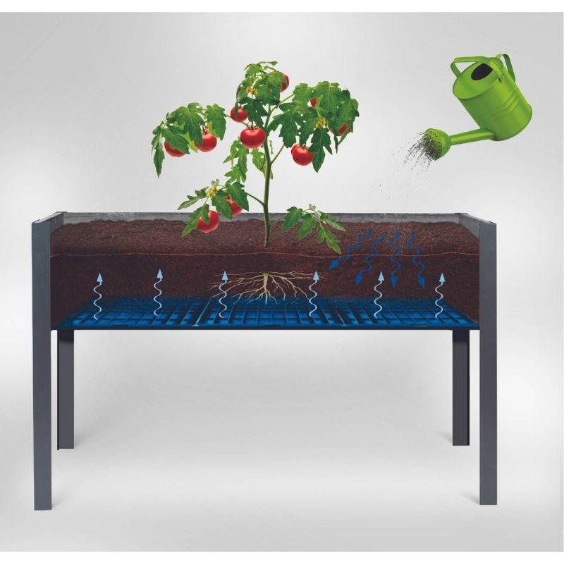 CedarCraft Elevated Spruce Planter: Outdoor Garden Bed, Weather-Resistant, 21"x47"x30", Rectangular