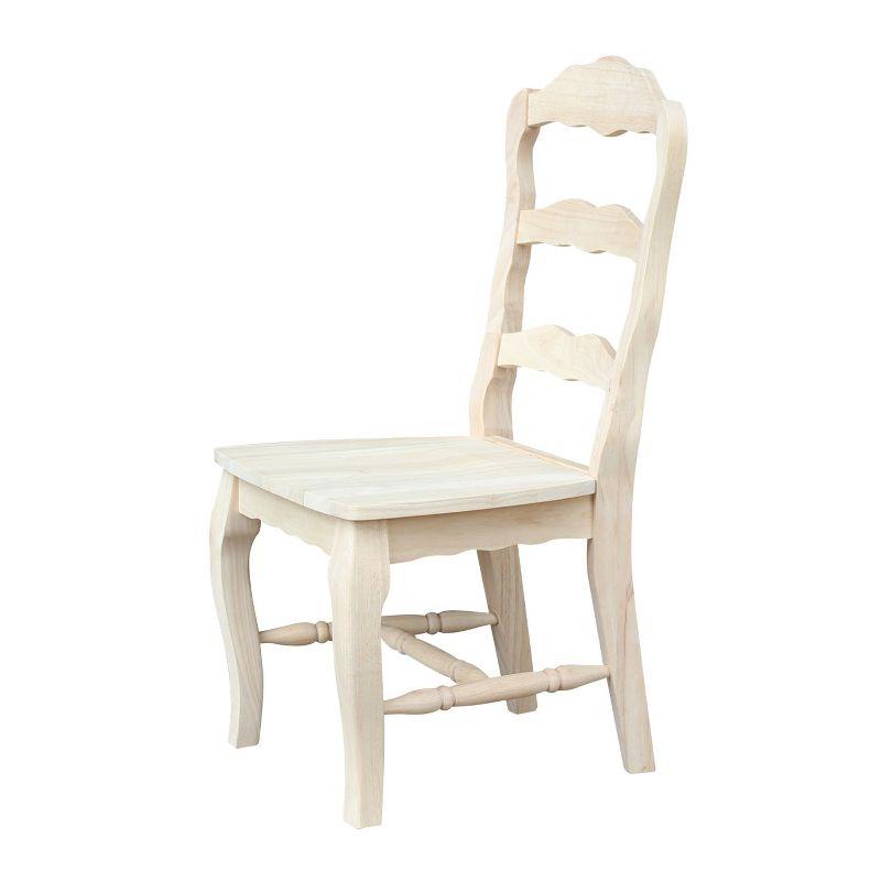 Ophelia & Co. Iademarco 18'' H Solid Wood Side Chair (Set of 2)