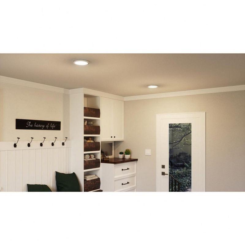 Brushed Nickel 7.5" LED Flush Mount Ceiling Light