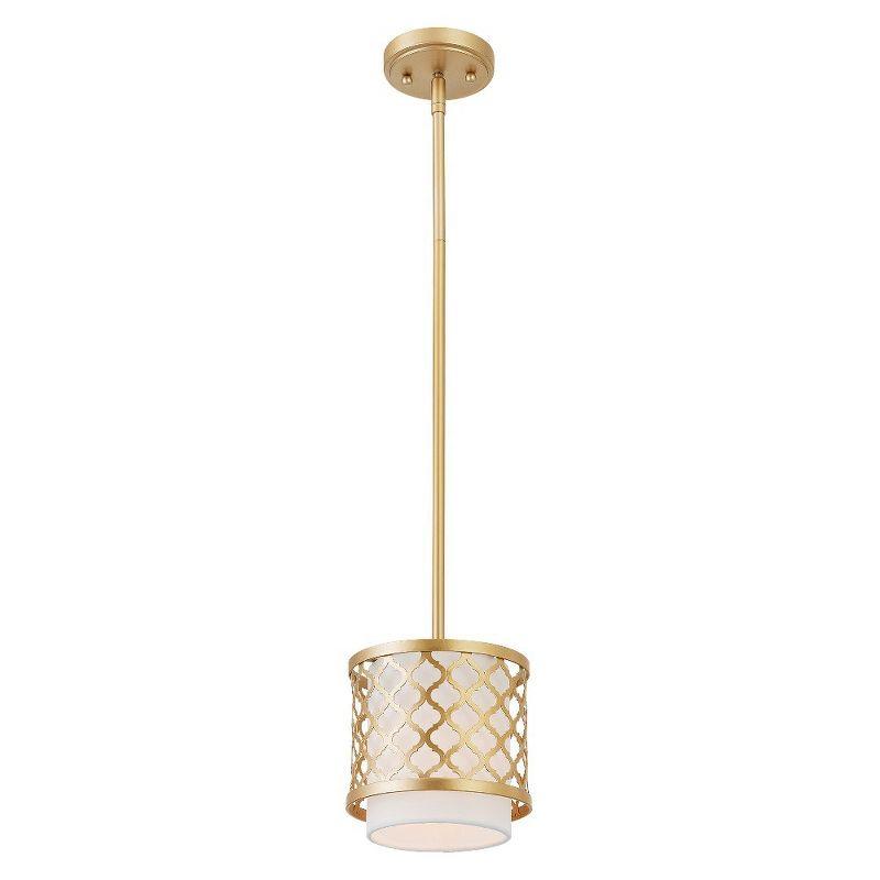 Livex Lighting Arabesque 1 - Light Pendant in  Soft Gold