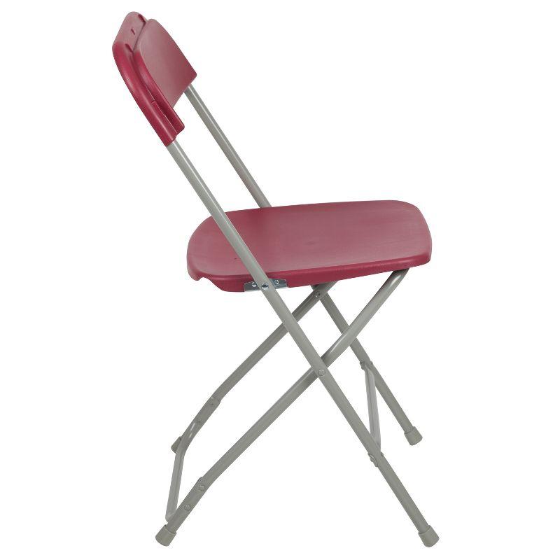 Flash Furniture Hercules Series Plastic Folding Chair - 10 Pack 650LB Weight Capacity