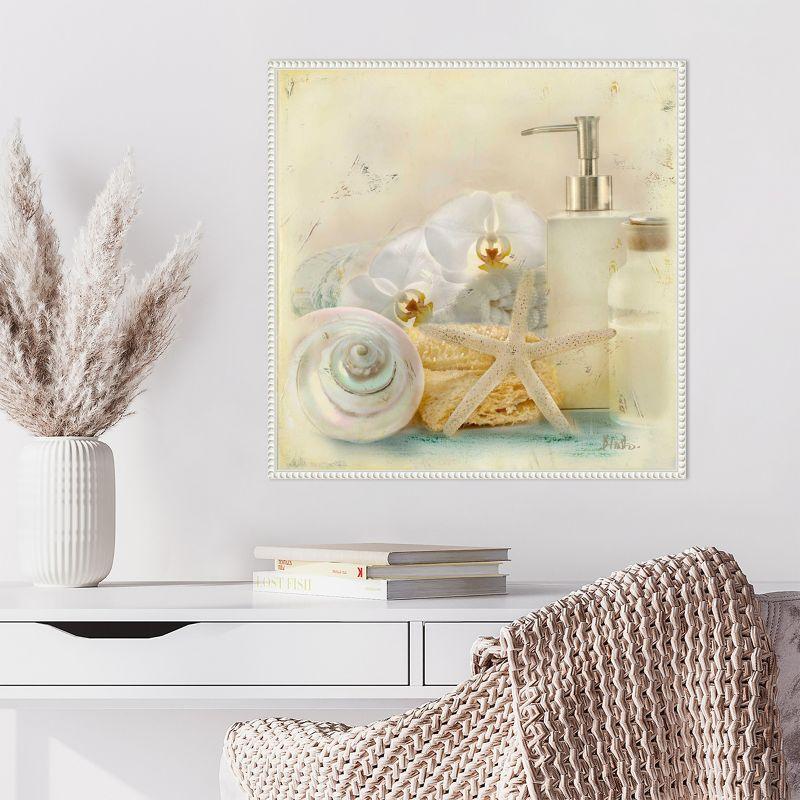 Amanti Art Silver Bath II by Patricia Pinto Framed Canvas Wall Art