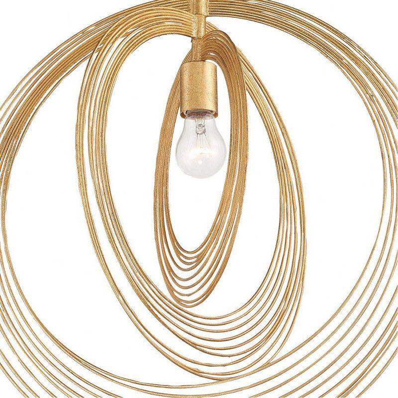 Crystorama Lighting Doral 1 - Light Pendant in  Renaissance Gold