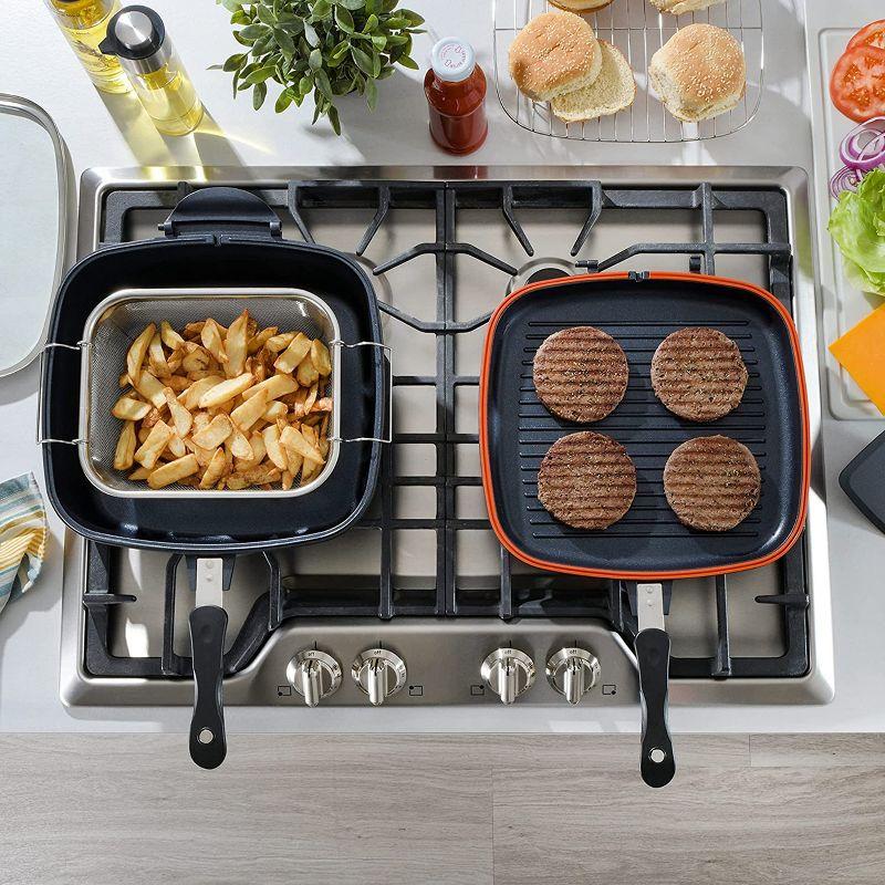 Kenmore 5 Piece Nonstick Multi Function Cookware Set In Black | Wayfair