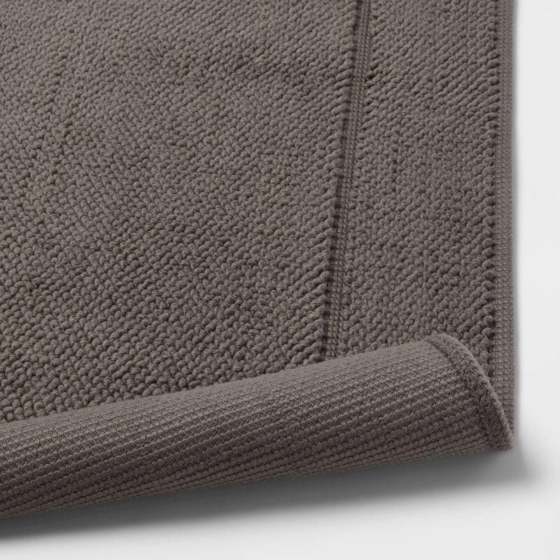 21"x34" Spa Plush Bath Rug Dark Gray - Threshold™