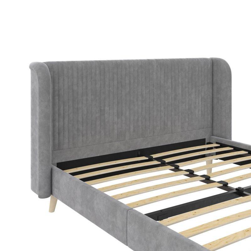 Holly Queen Size Upholstered Platform Bed