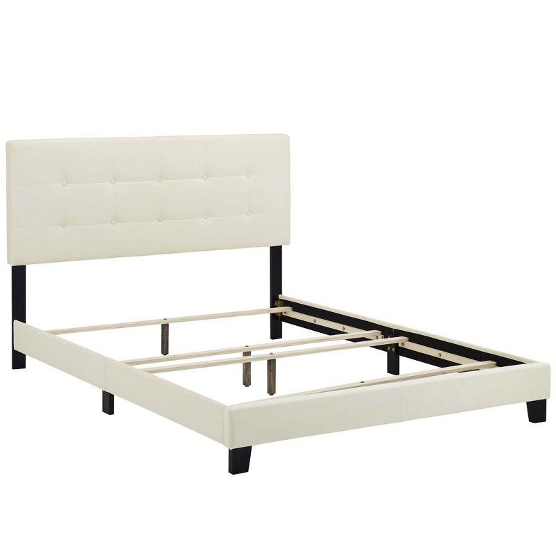 Modway Amira Full Performance Velvet Bed - Ivory