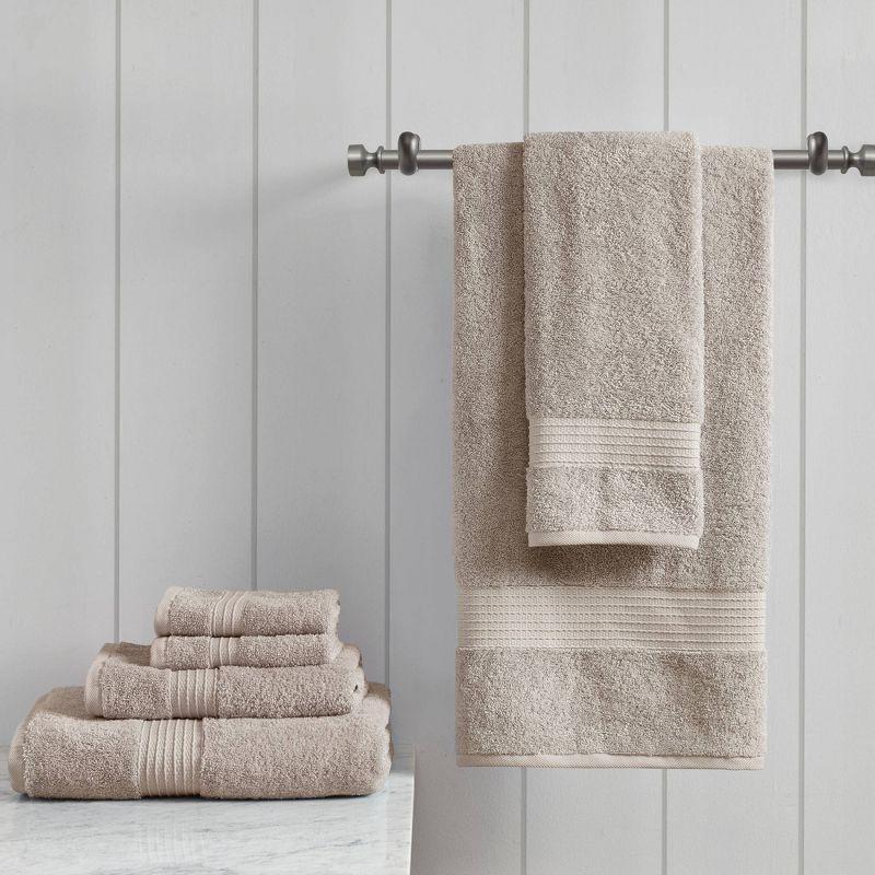 100% Organic Cotton 6pc Absorbent Ultra Soft Bath Towel Set