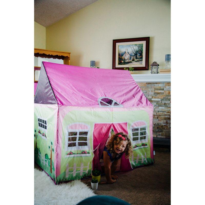 Lil' Cottage House Play Tent with Garden Graphics