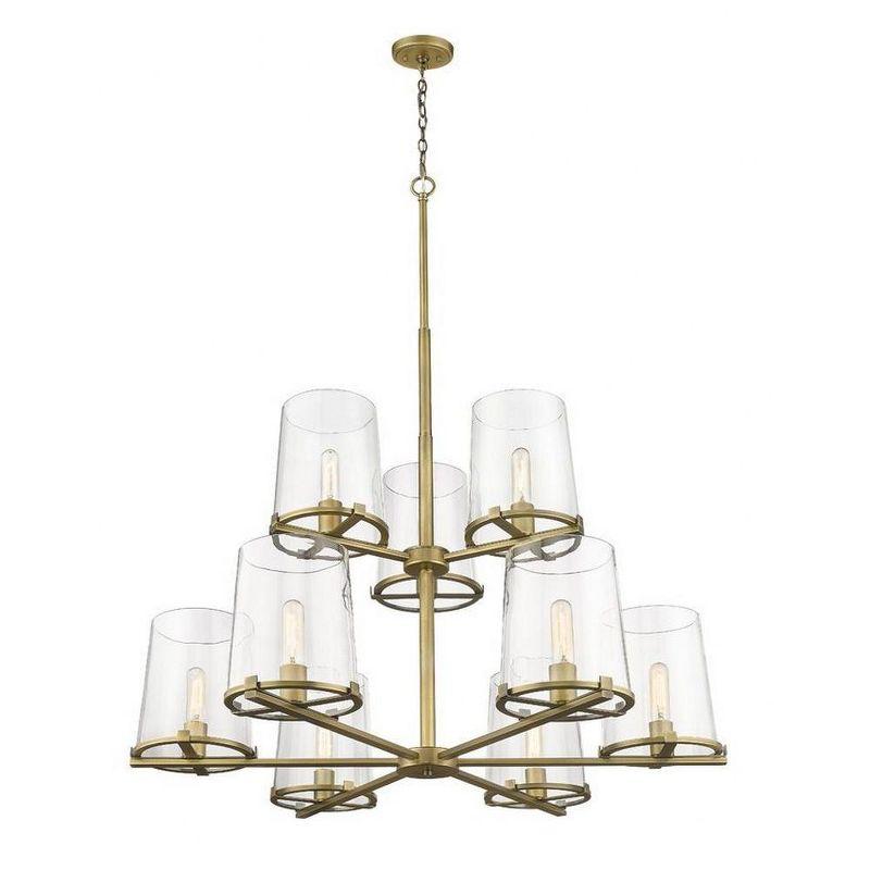 Z-Lite Callista 9 - Light Chandelier in  Rubbed Brass