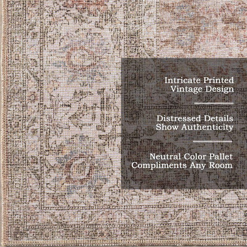 Nuloom Hillstone Collection Traditional Vintage Medallion Indoor Area Rug