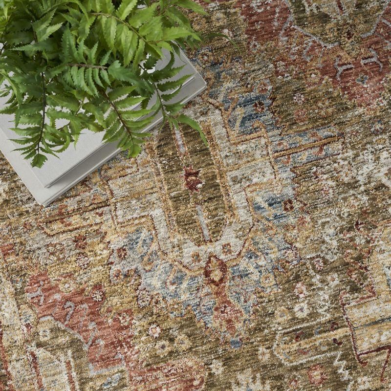 Nourison Petra Oramental Indoor Rug Green 7'10" x 10'4"