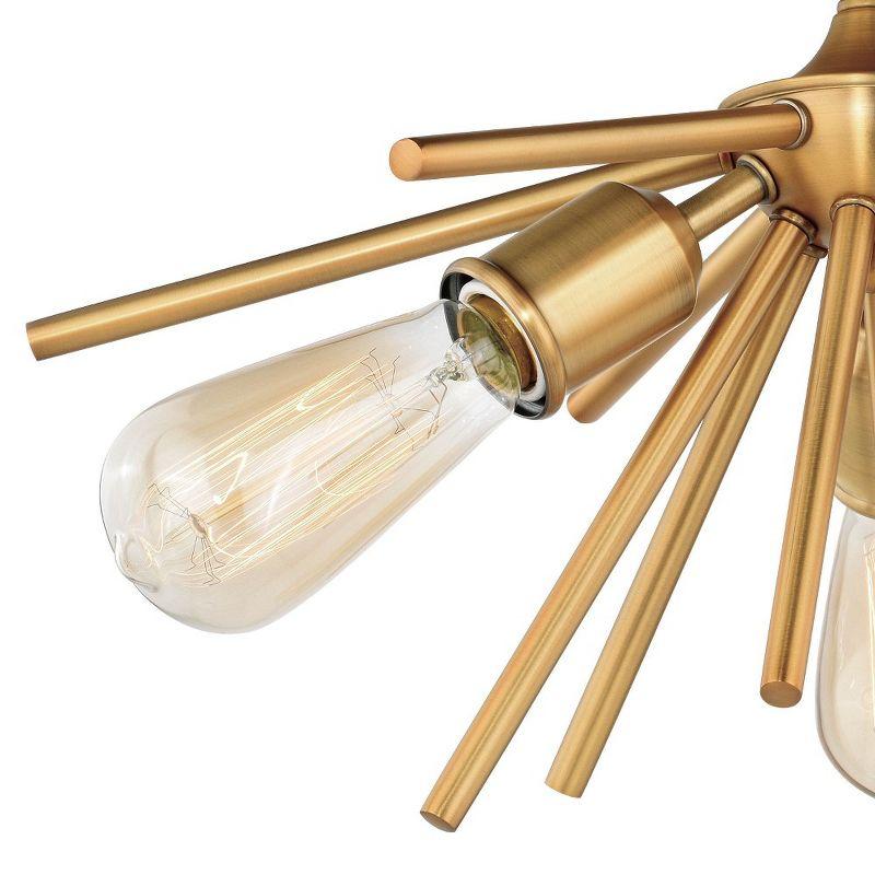 Vaxcel Estelle 3 - Light Flush Mount in  Polished Nickel