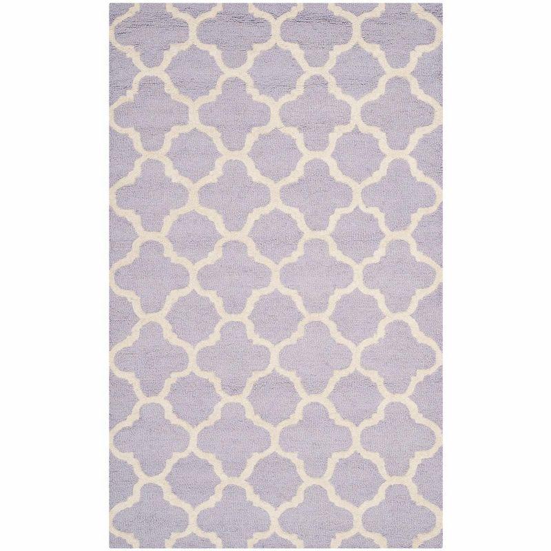 Cambridge CAM130 Tufted Indoor Accent Rug - Lavander/Ivory - 3'x5' - Safavieh