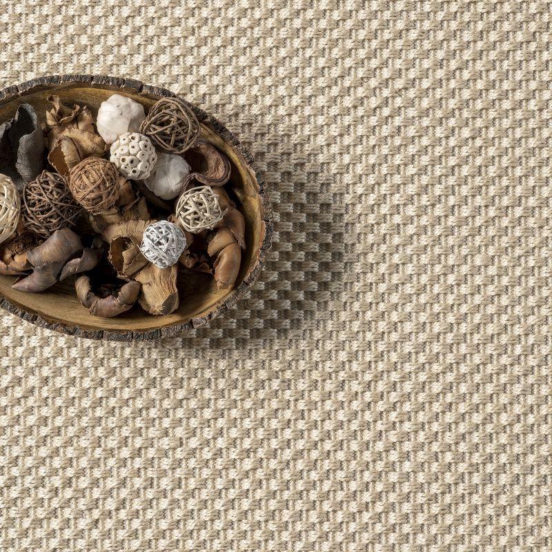 Proper Sisal and Wool Tan Area Rug