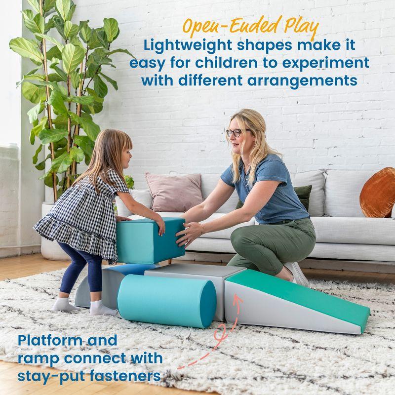 ECR4Kids SoftZone Climb and Crawl Playset, Building Blocks, 5-Piece & Reviews | Wayfair