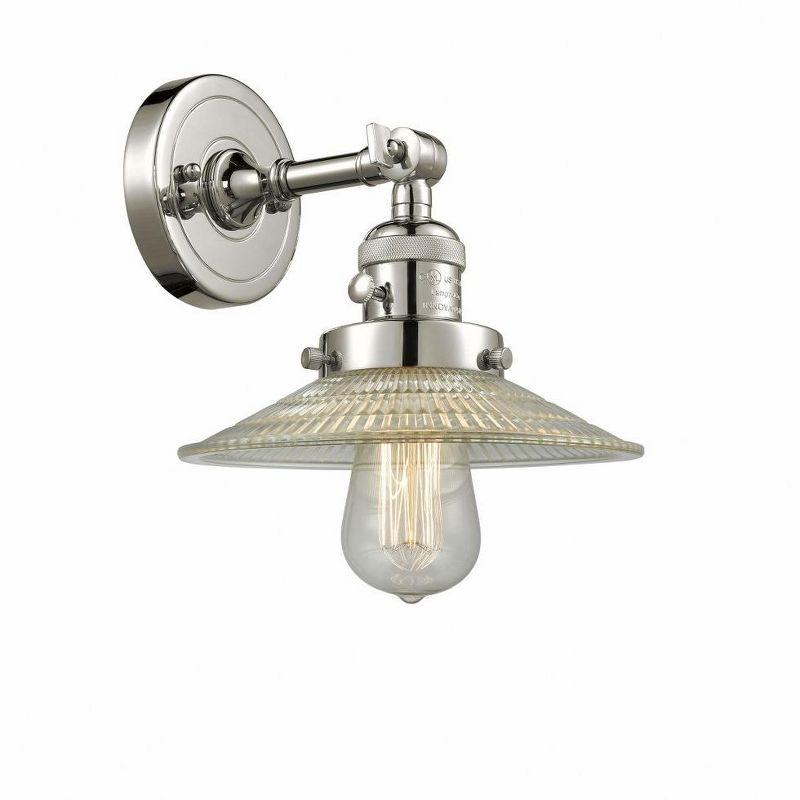 Innovations Lighting Halophane 1 - Light Sconce in  Polished Nickel