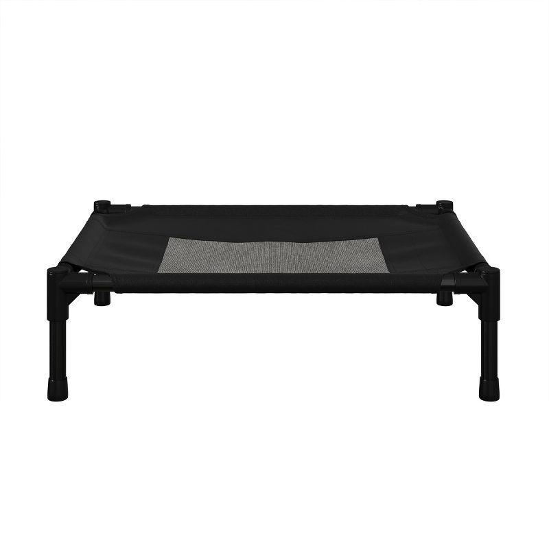PETMAKER 24.5x18.5-Inch Elevated Dog Bed, Black | Wayfair