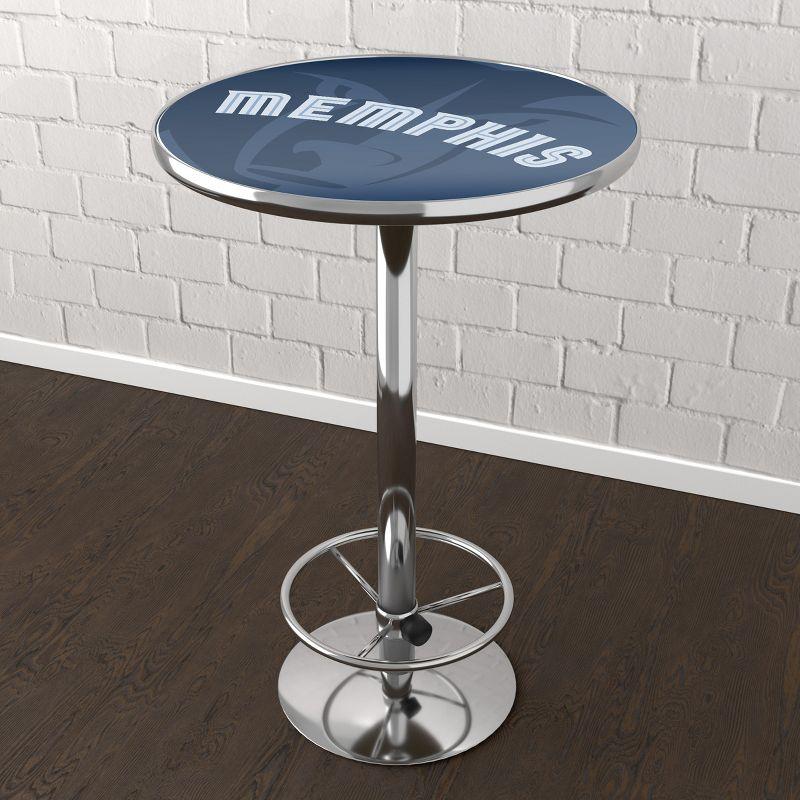 Trademark Global NBA Round Metal Base Dining Table
