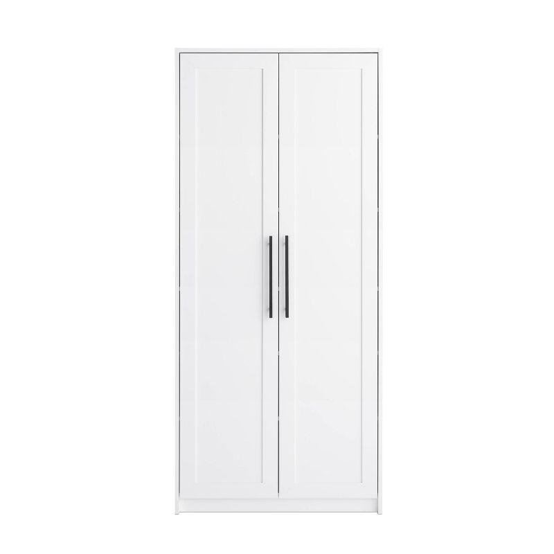 Elite Premium Home Storage Cabinet with Panel Doors 16" D x 32" W x 72" H