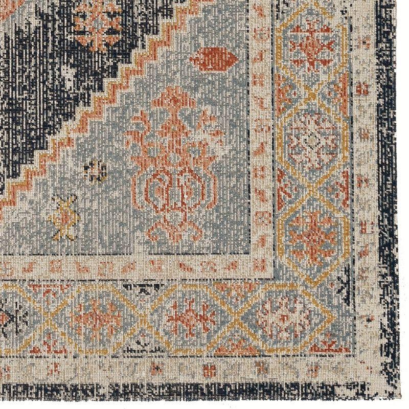 Great Zero Harlon Rug Off White/Blue - Linon