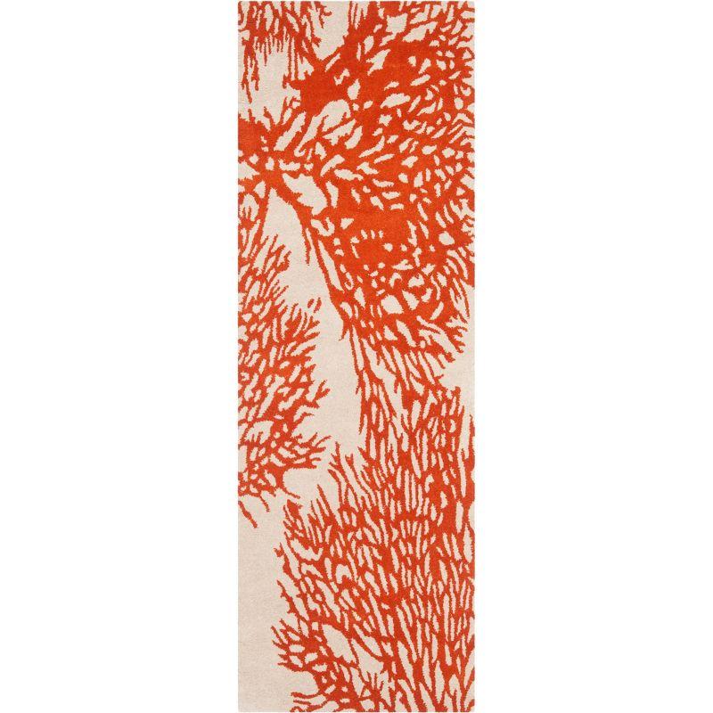 Bella BEL115 Hand Tufted Runner Rug - Beige/Terracotta - 2'3"x7' - Safavieh.