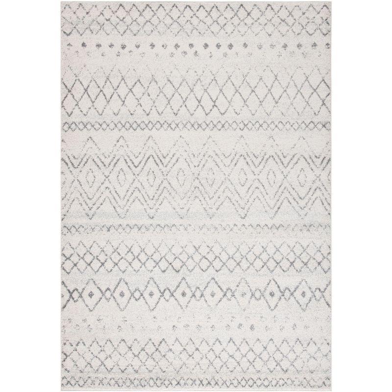 Madison 700 MAD798 Power Loomed Indoor Area Rug - Ivory/Charcoal - 5'3"x7'6" - Safavieh