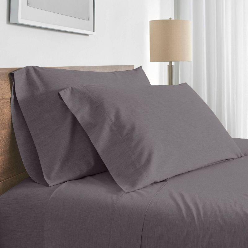 Graphite Full Cotton 300 Thread Count Sheet Set