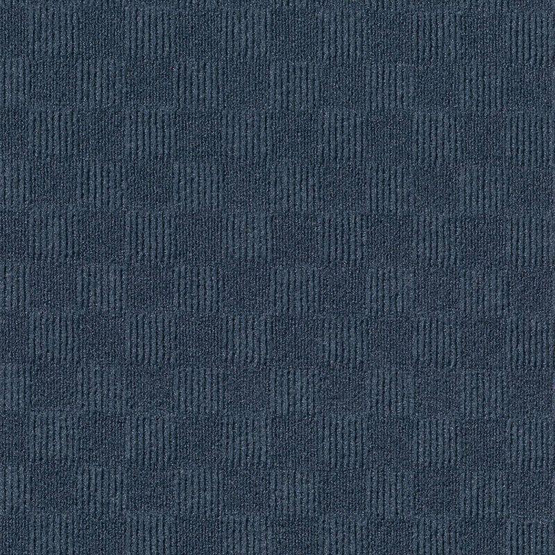 24'' Blue Polyester Peel and Stick Carpet Tiles