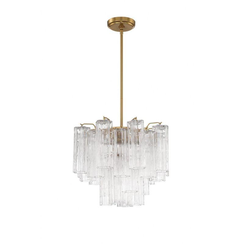 Crystorama Lighting Addis 4 - Light Chandelier in  Aged Brass