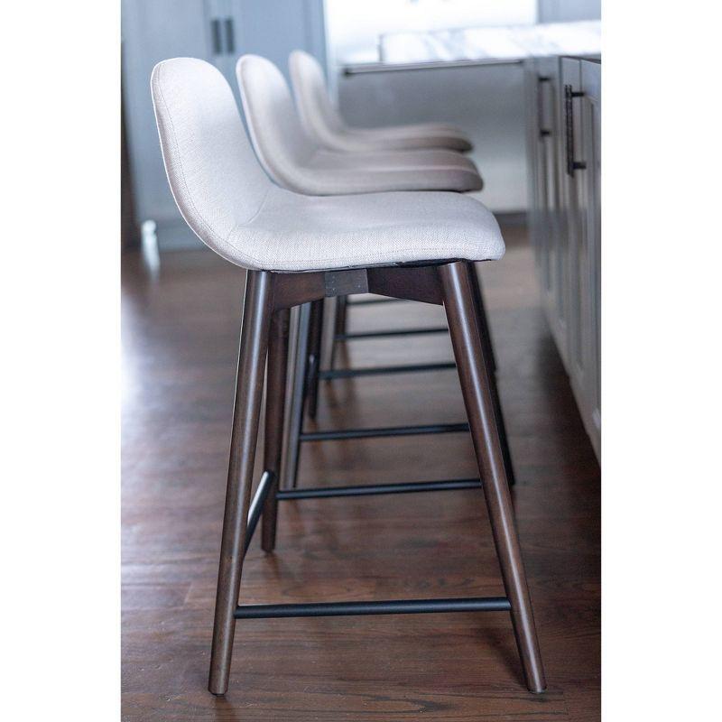 East at Main Keaton Counter Height Barstool Beige