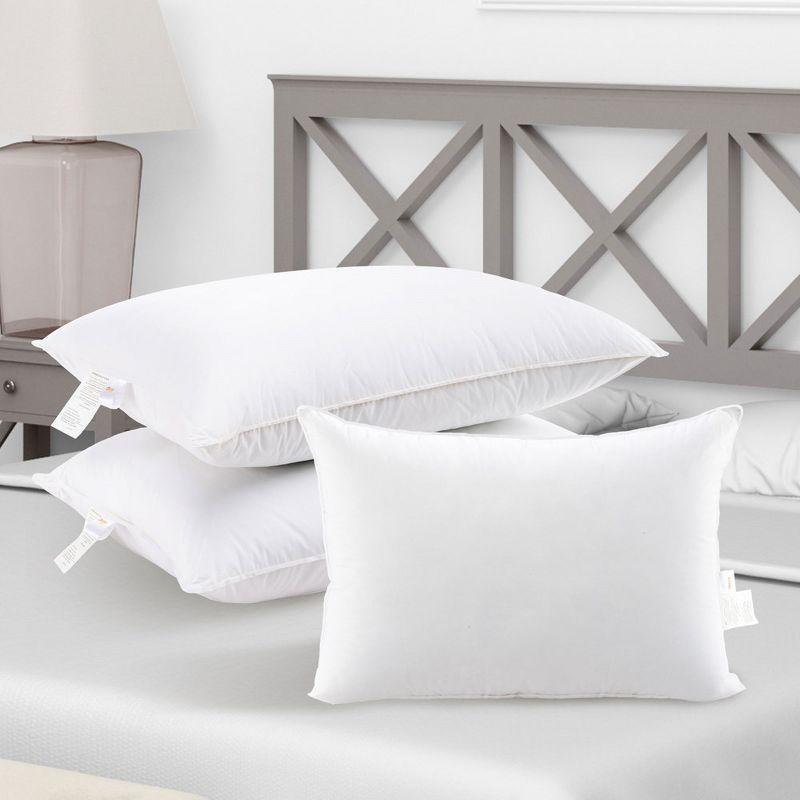 Cheer Collection Plush White Bed Pillows