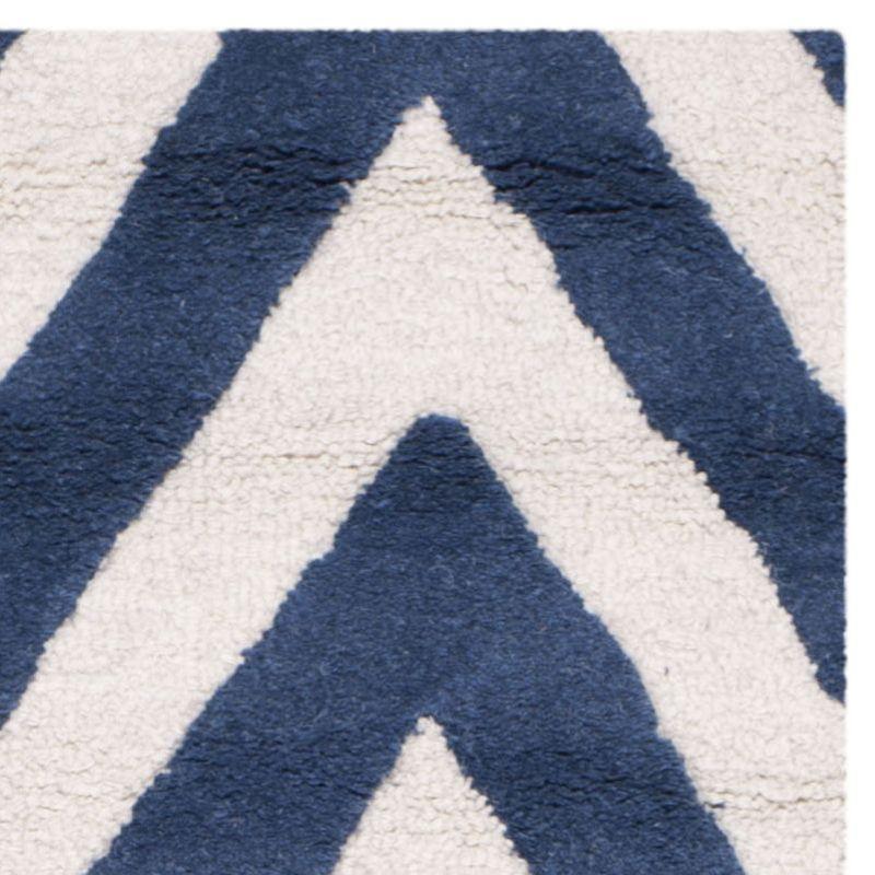 Cambridge CAM139 Tufted Indoor Accent Rug - Navy/Ivory - 3'x5' - Safavieh