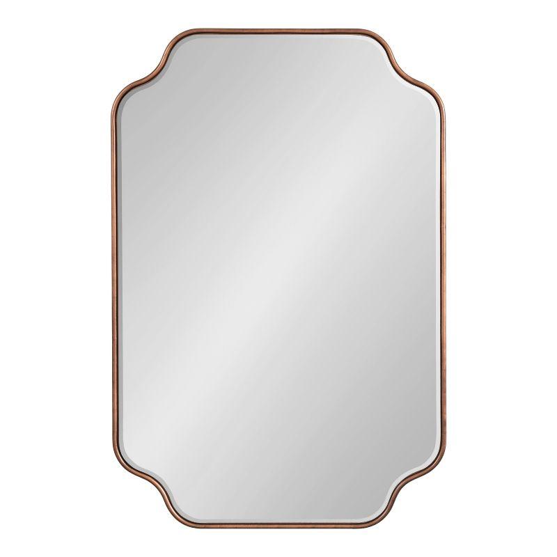 Kate & Laurel All Things Decor 24"x36" Plumley Framed Wall Mirror Bronze