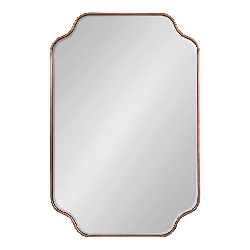 Kate & Laurel All Things Decor 24"x36" Plumley Framed Wall Mirror Bronze