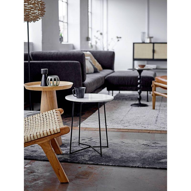Rowena Interiors Alexander Hammered Metal Side Table