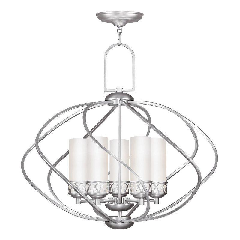 Livex Lighting Westfield 5 - Light Chandelier in  Brushed Nickel