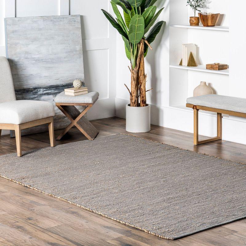 Nuloom Elfriede Farmhouse Jute Blend Indoor Area Rug