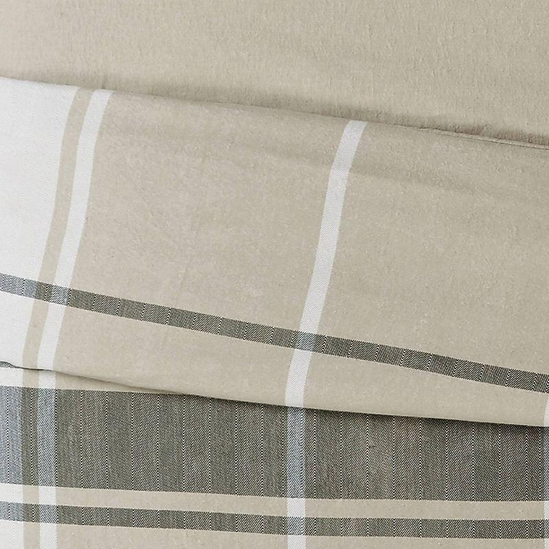 Truly Soft Khaki Standard Cotton Duvet Cover Set
