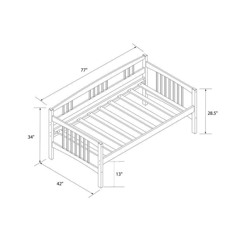 DHP Kayden Wood Daybed with Slats