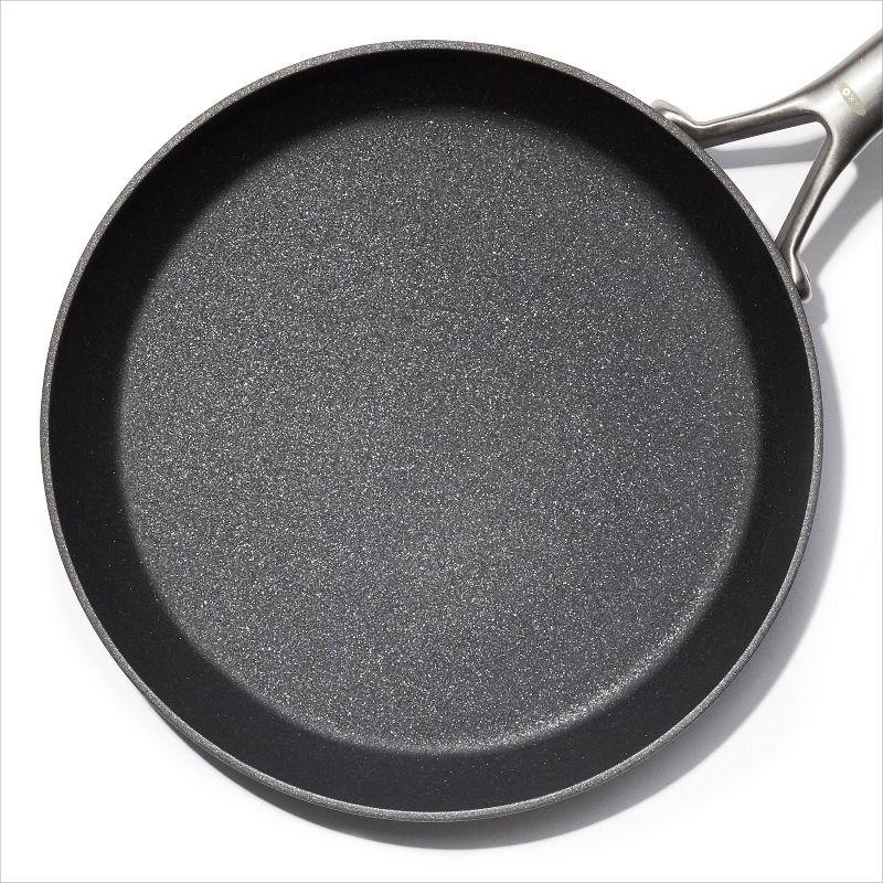 OXO 12" Ceramic Pro Non-Stick Open Frypan Gray: Dishwasher-Safe, Induction & Gas Compatible, Aluminum, 12" Diameter