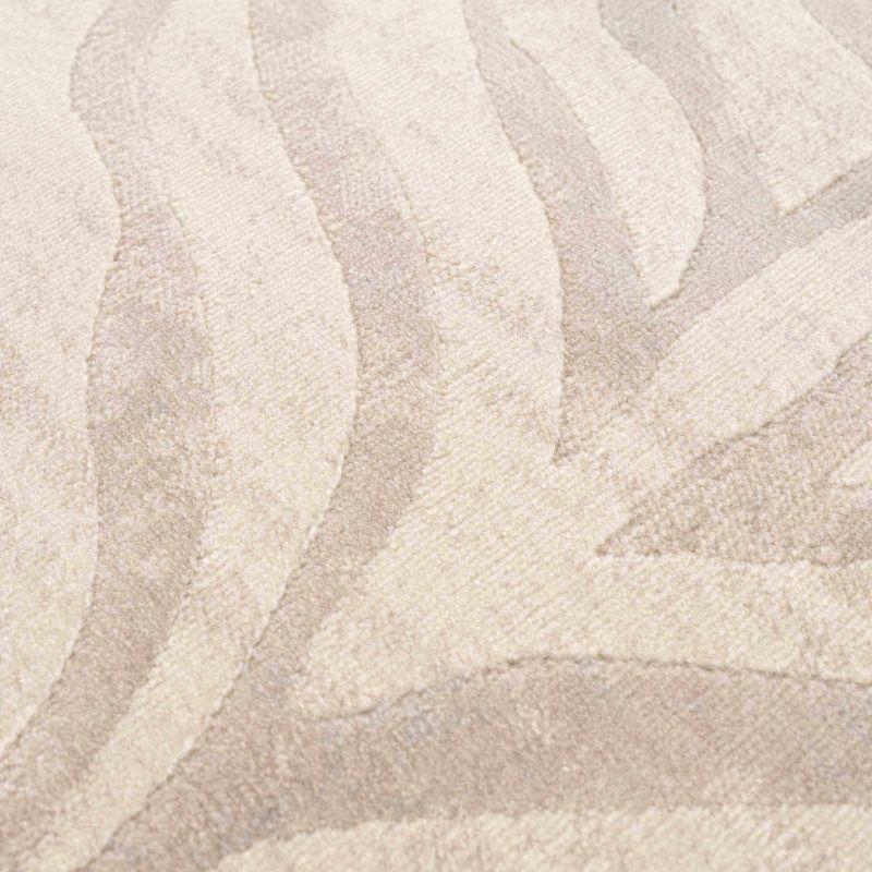 Hauteloom Beige Manteca Zebra Print Area Rug