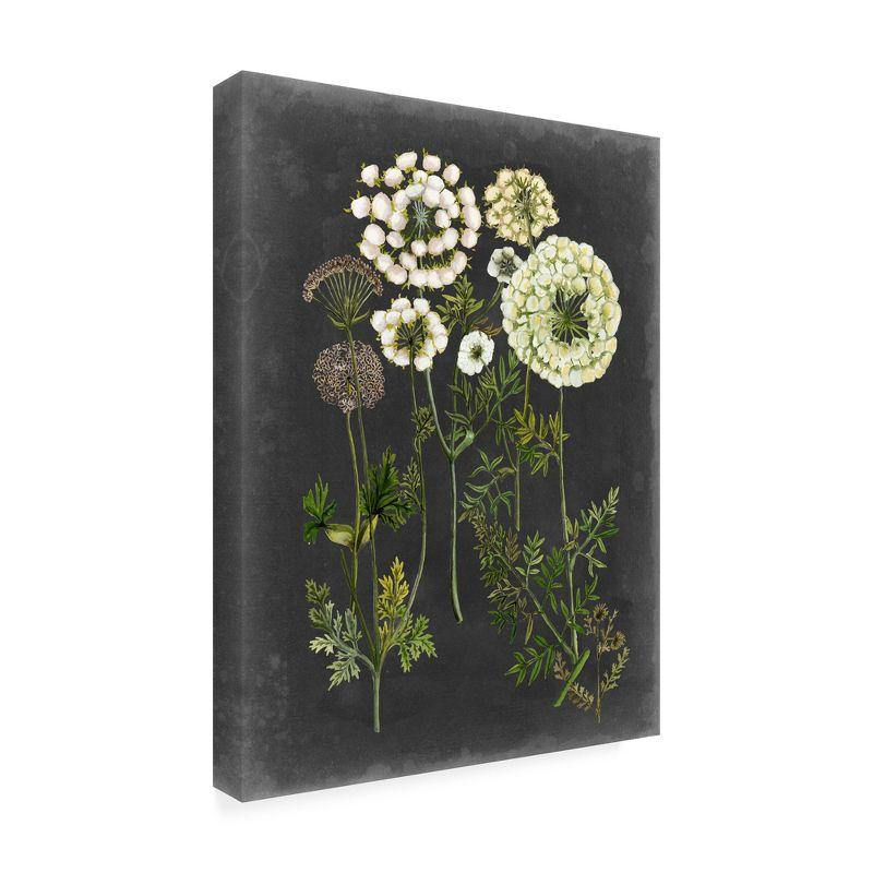 Naomi McCavitt Green and White Floral Canvas Art