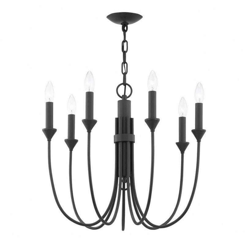 Troy Lighting Cate 7 - Light Chandelier in  Forged Iron