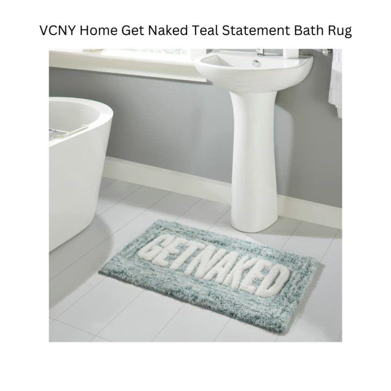 VCNY Get Naked Statement Bath Rug