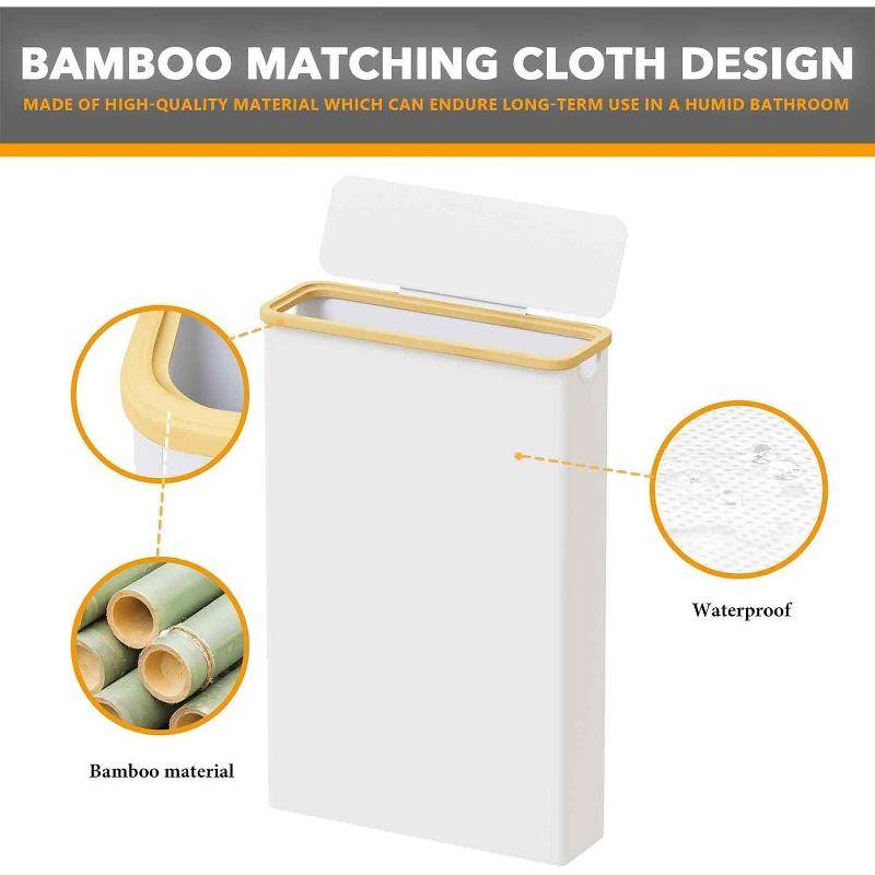 Extra Large Toilet Paper Storage With Lid, Holds Up To 24 Regular Rolls Or 18 Mega Rolls, Slim Basket Holder Bin Container For Bathroom Accessories Organizer