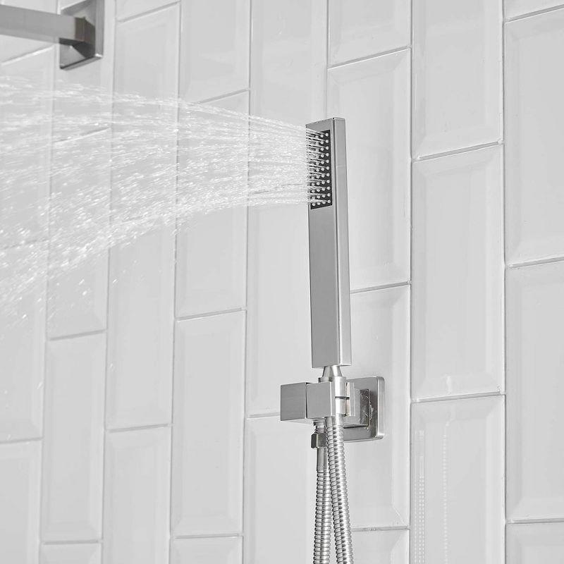 3-Spray Patterns With 2.5 GPM 10 in. Showerhead Wall Mounted Dual Shower Heads With Valve