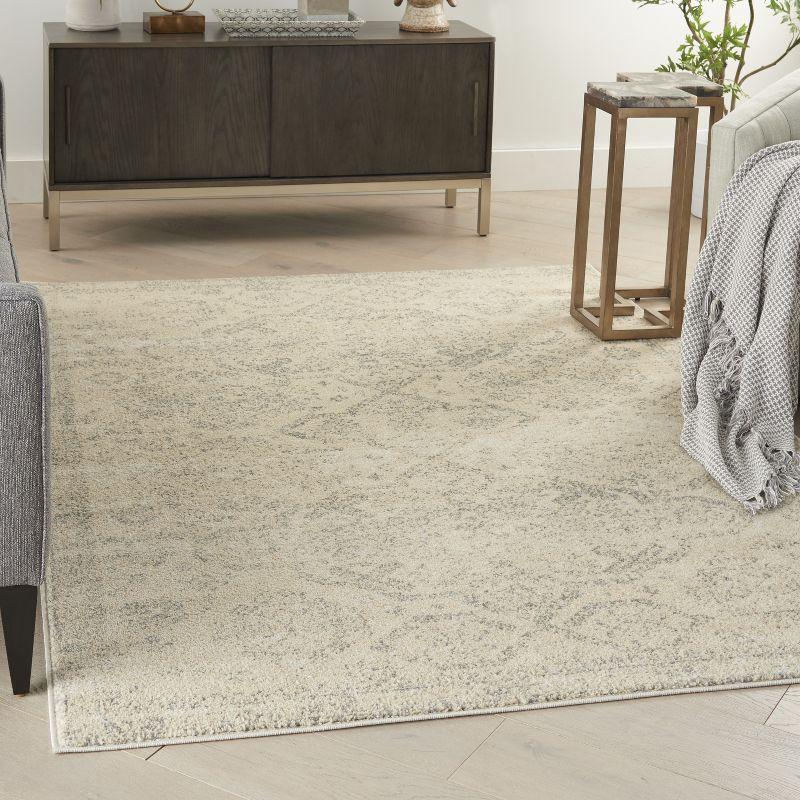 Serene Vintage Beige/Grey 6' x 9' Synthetic Area Rug